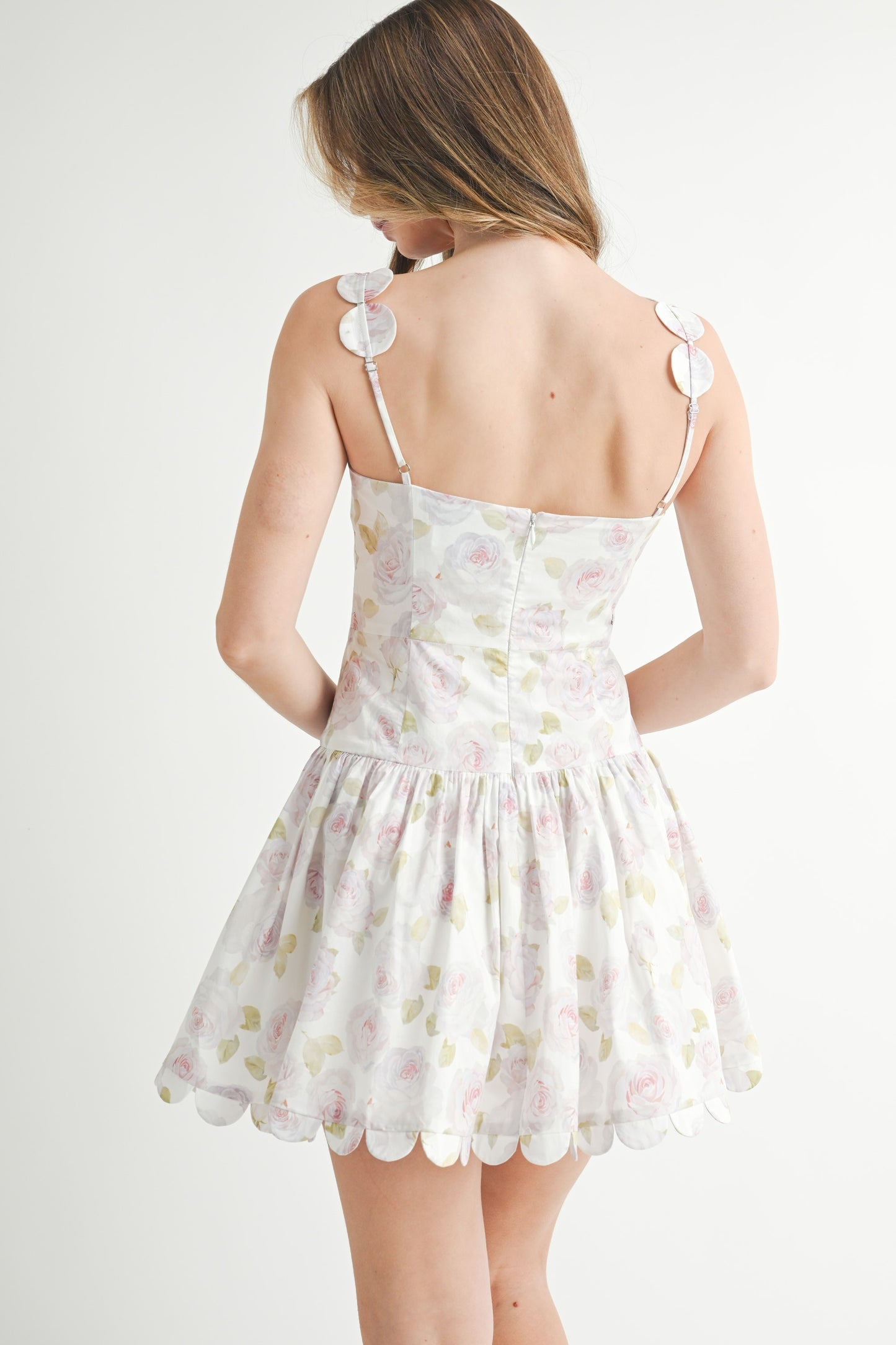 Mable Sweet Summer Songs Dress in vibrant floral print, sleeveless design with ruffled hem, perfect for warm weather and casual wear.