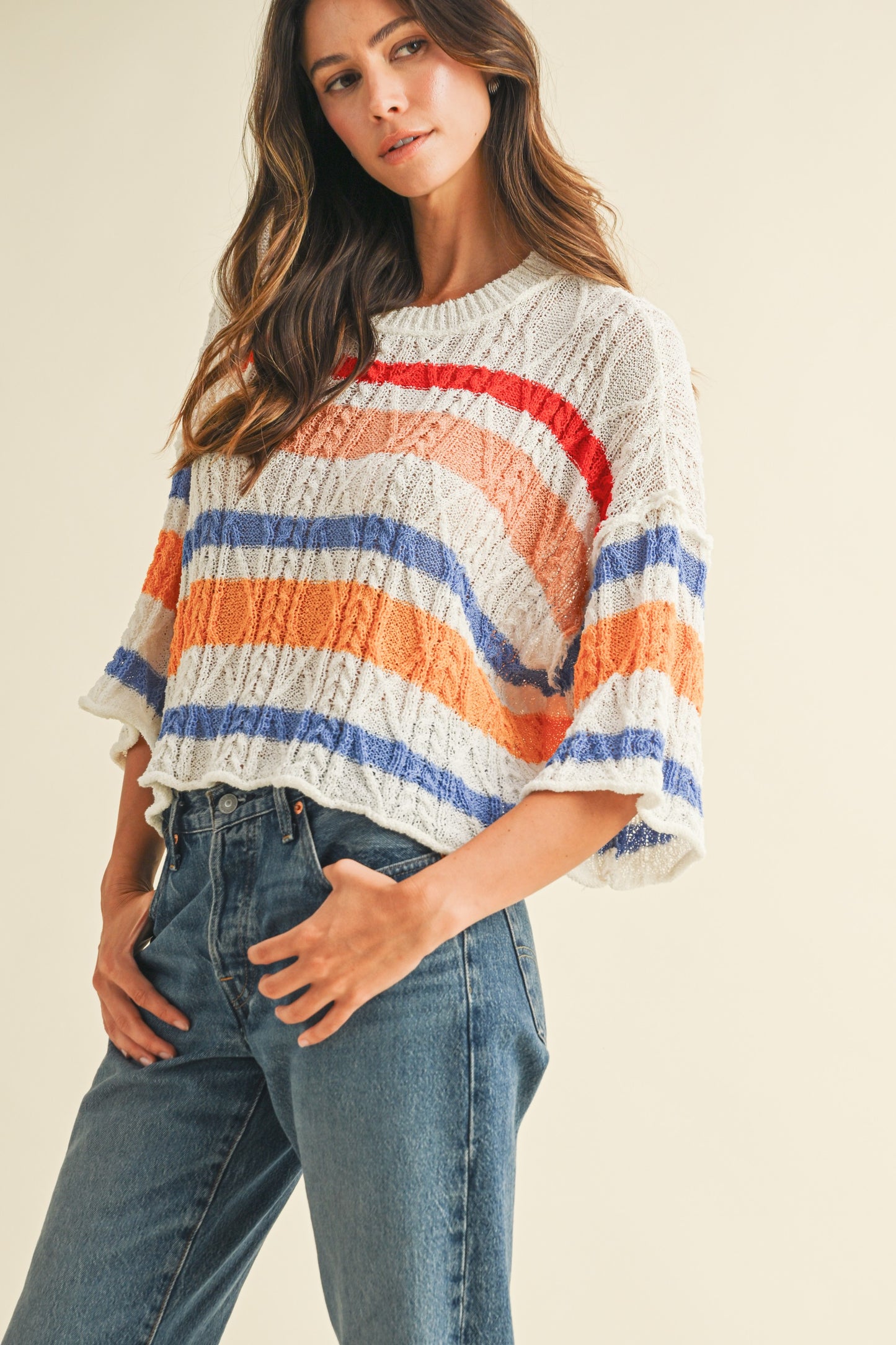 Falling for Stripes Top