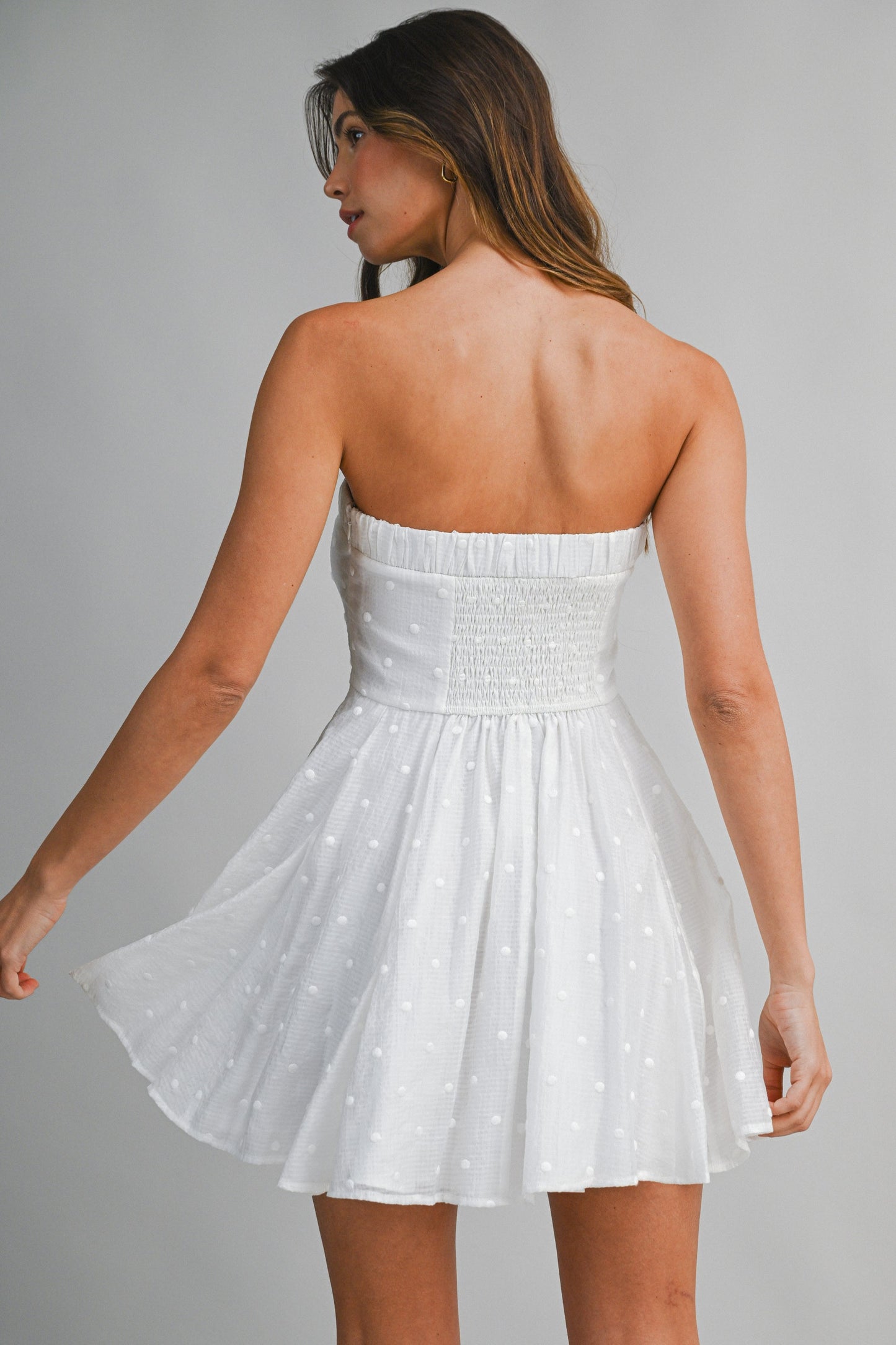 Mable Spring Fling Dress with floral print, lightweight fabric, and short sleeves, perfect for spring and summer wear.