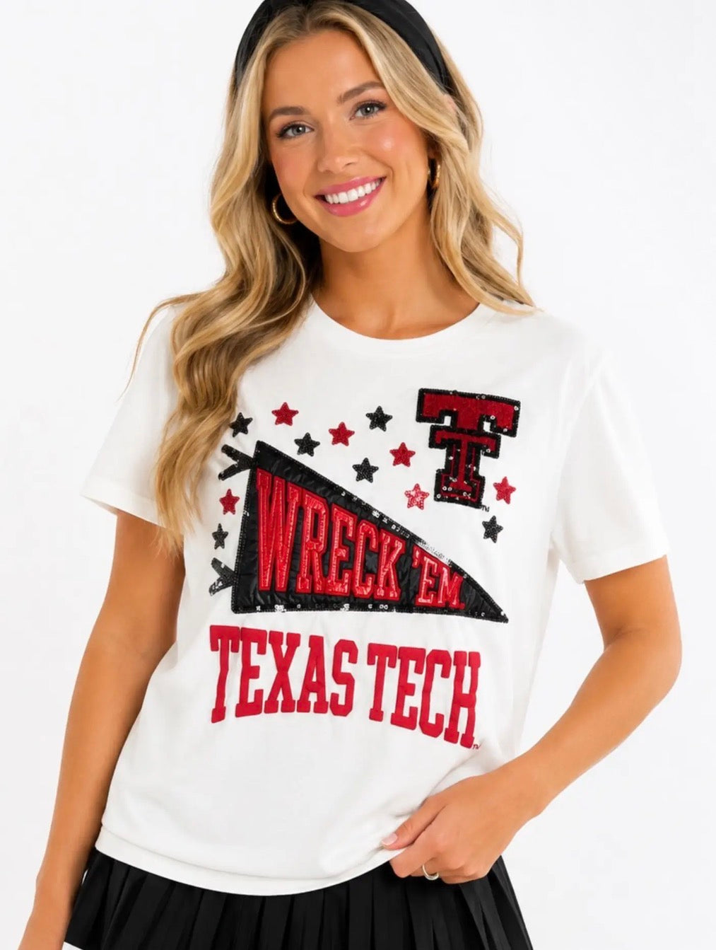 Texas Tech Sparkle Pennant Tee