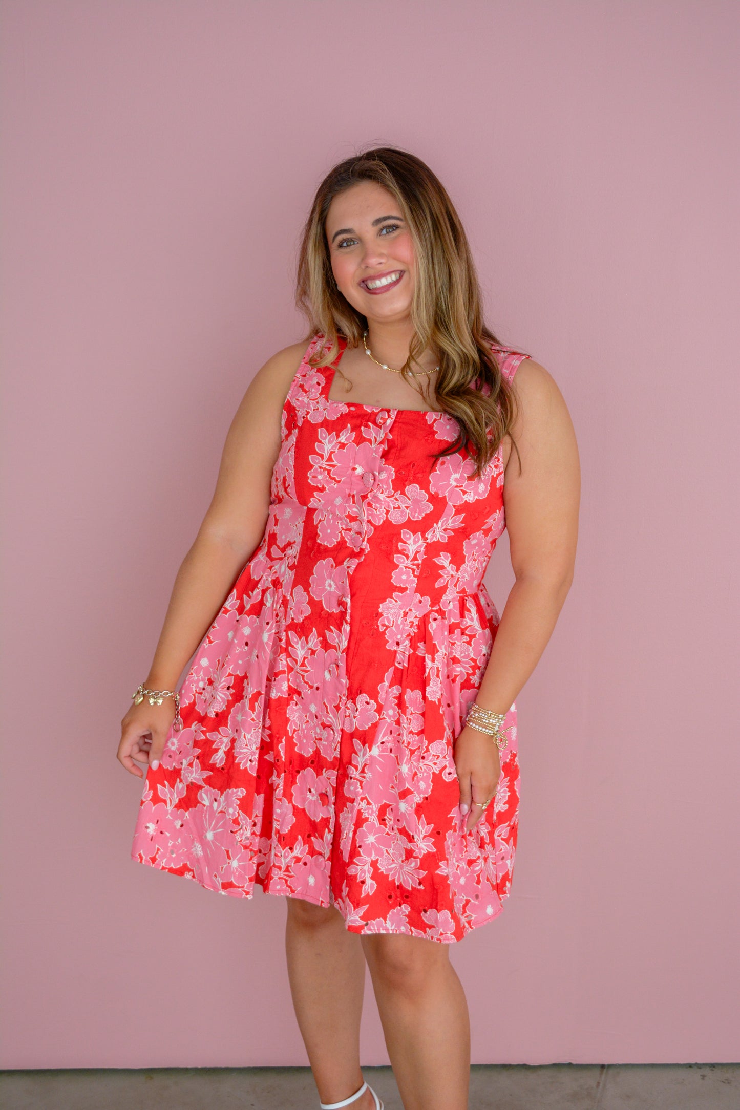Blushing Bloom Floral Dress