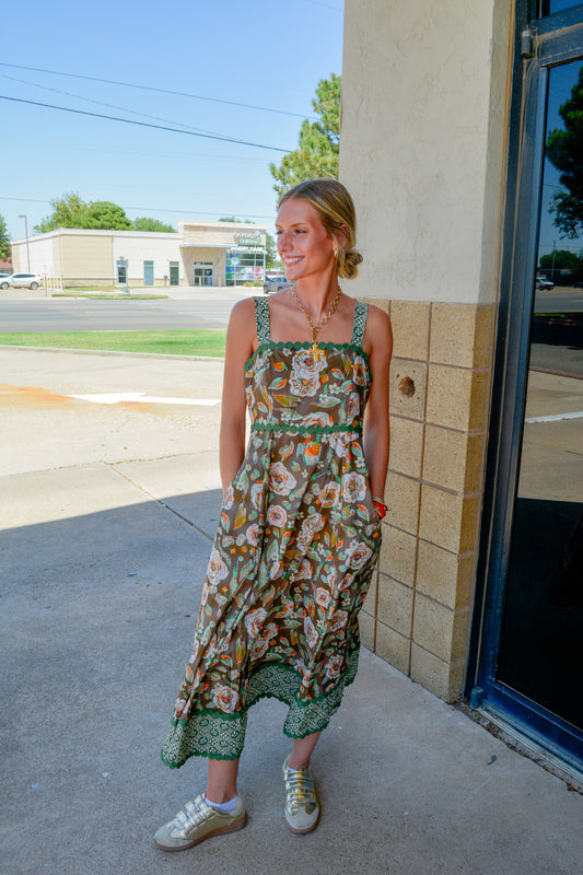 Autumn Rose Maxi Dress