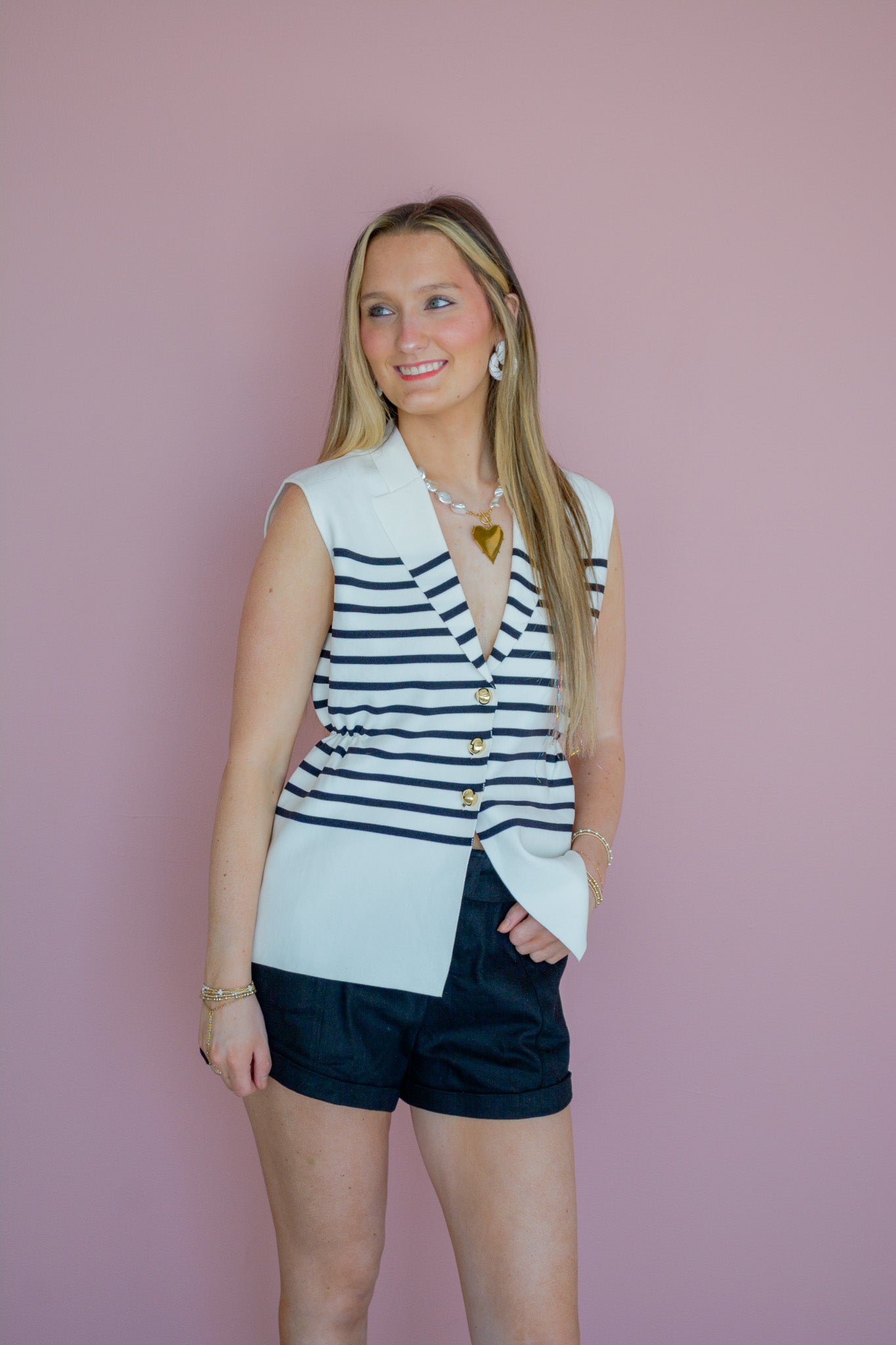 Midnight Ease Denim Shorts