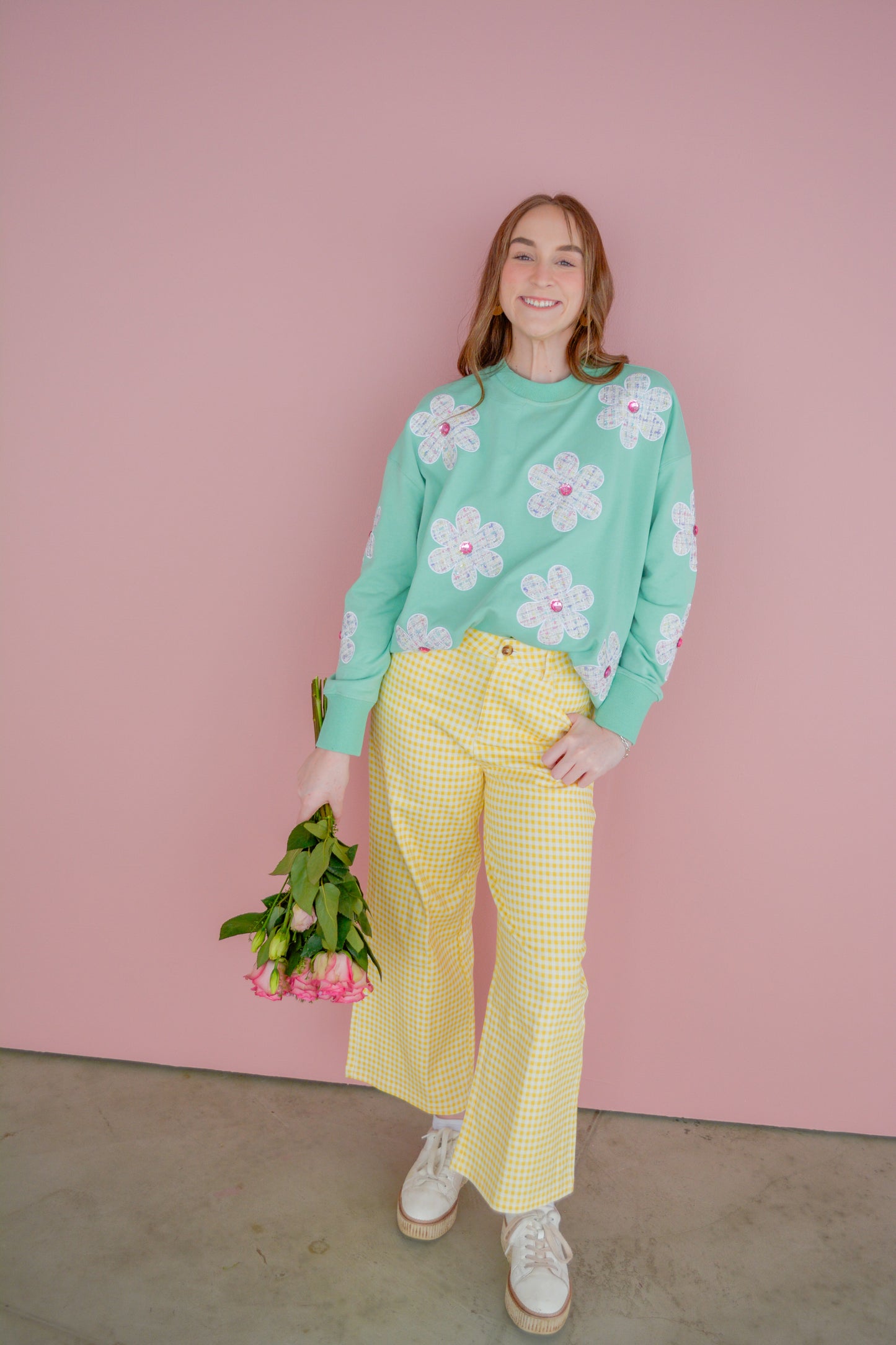 Sunny Day Gingham Jeans