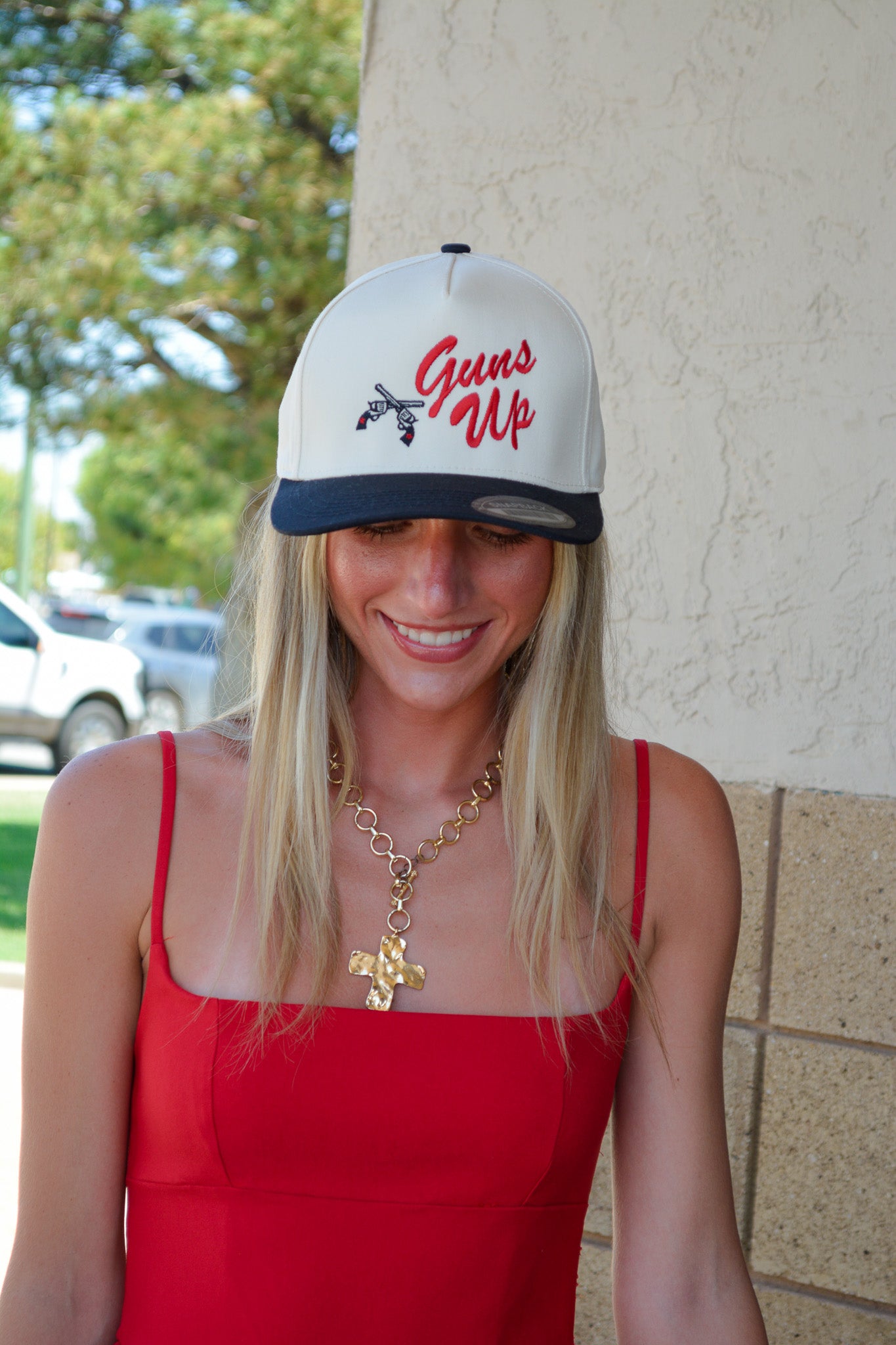 Guns Up Embroidered Hat