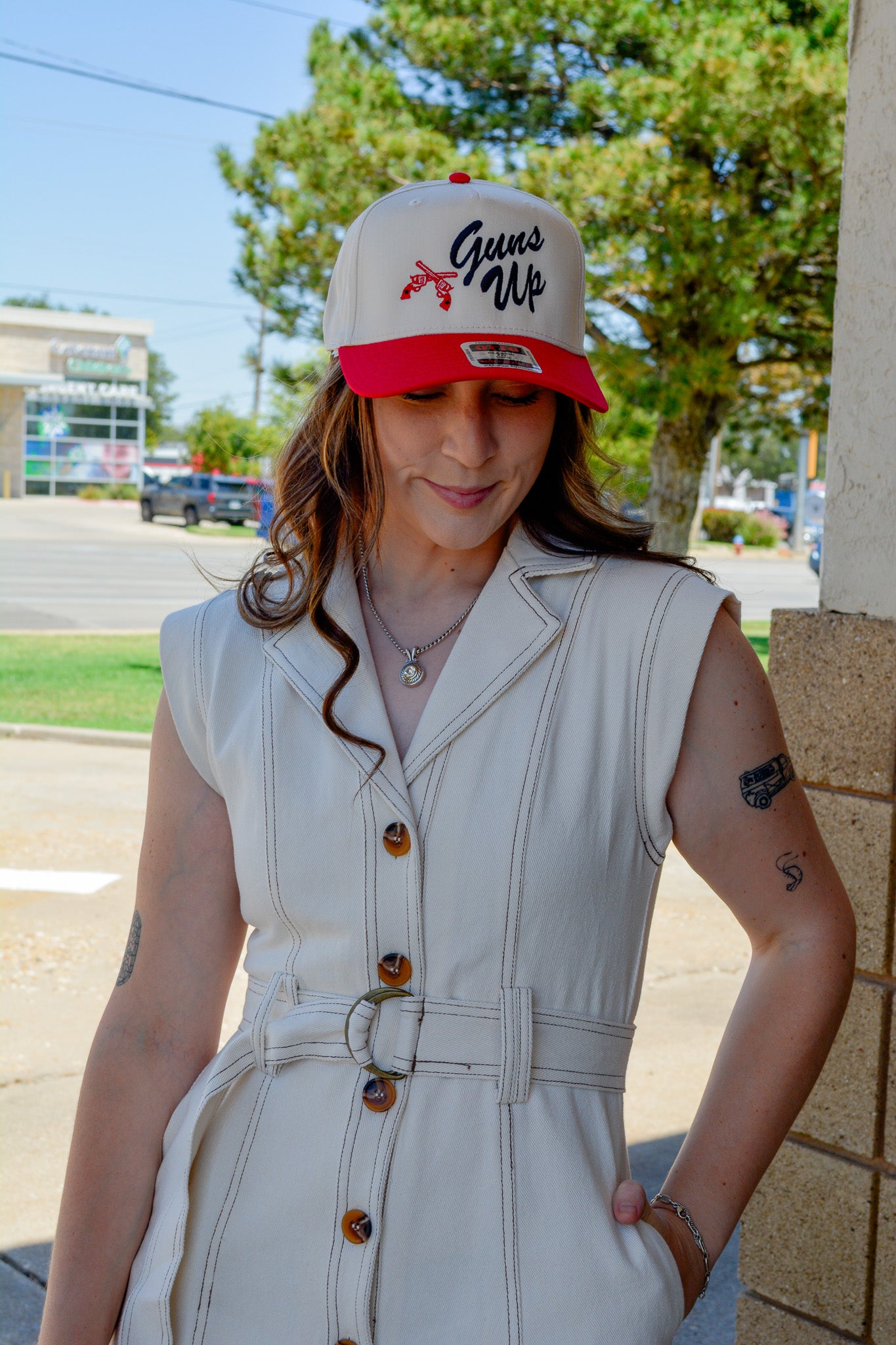 Guns Up Embroidered Hat