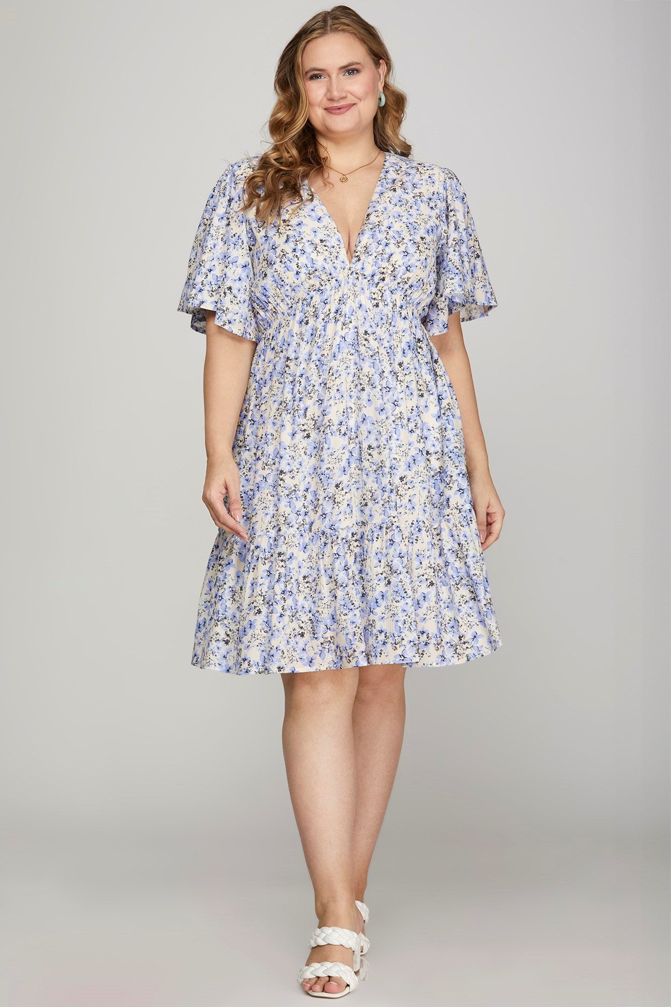Tea and Whimsy Dress - CURVY