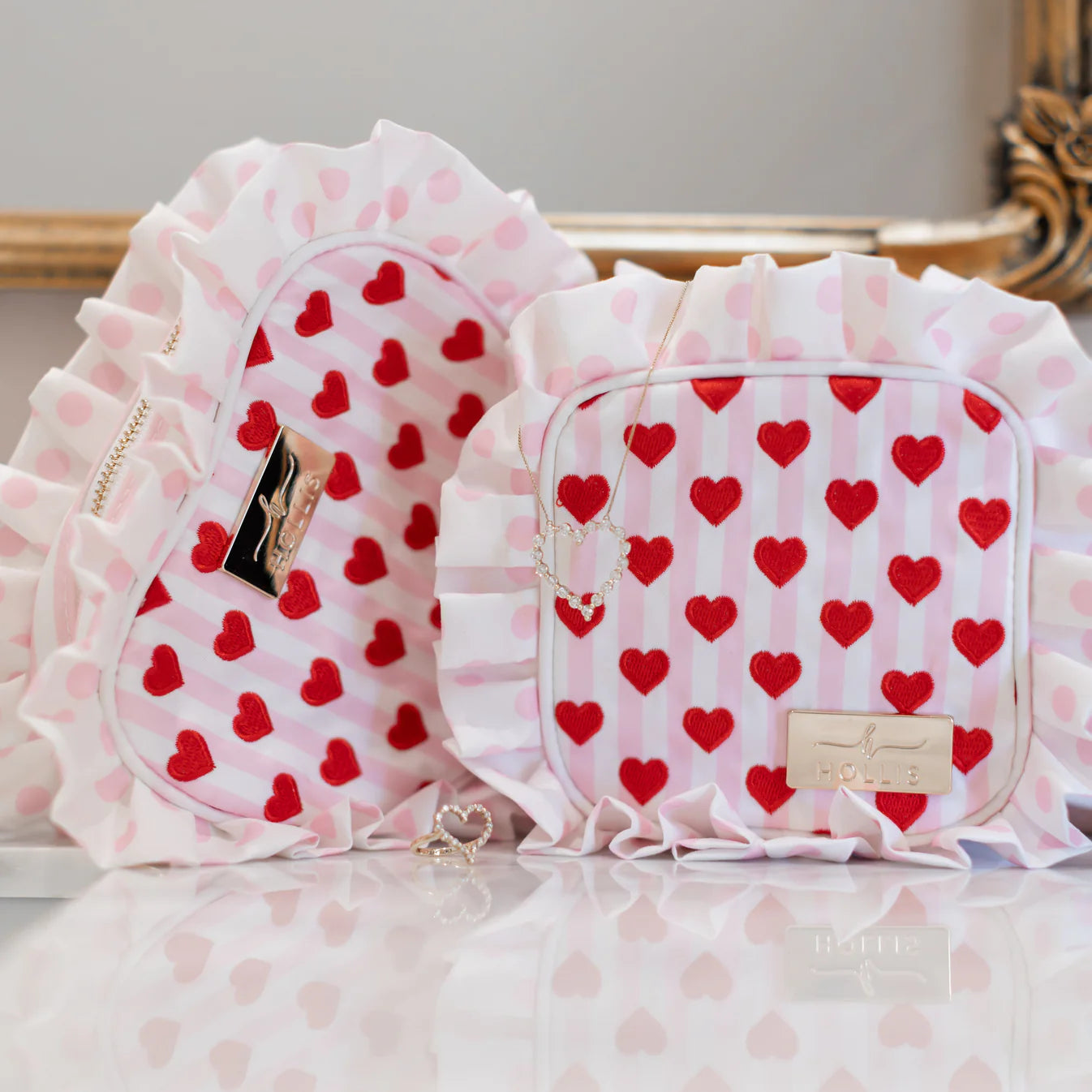 HOLLIS Ruffle Tech Pouch