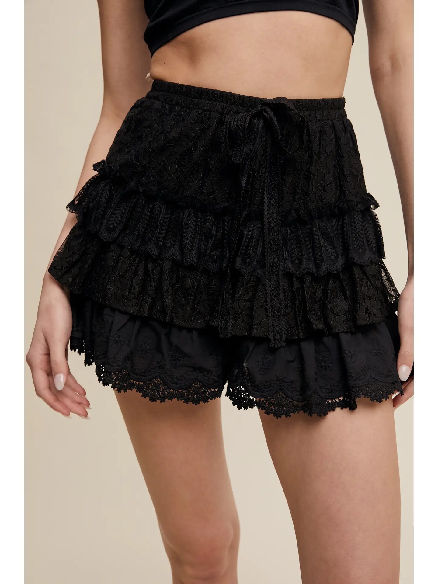 Midnight Lace Shorts
