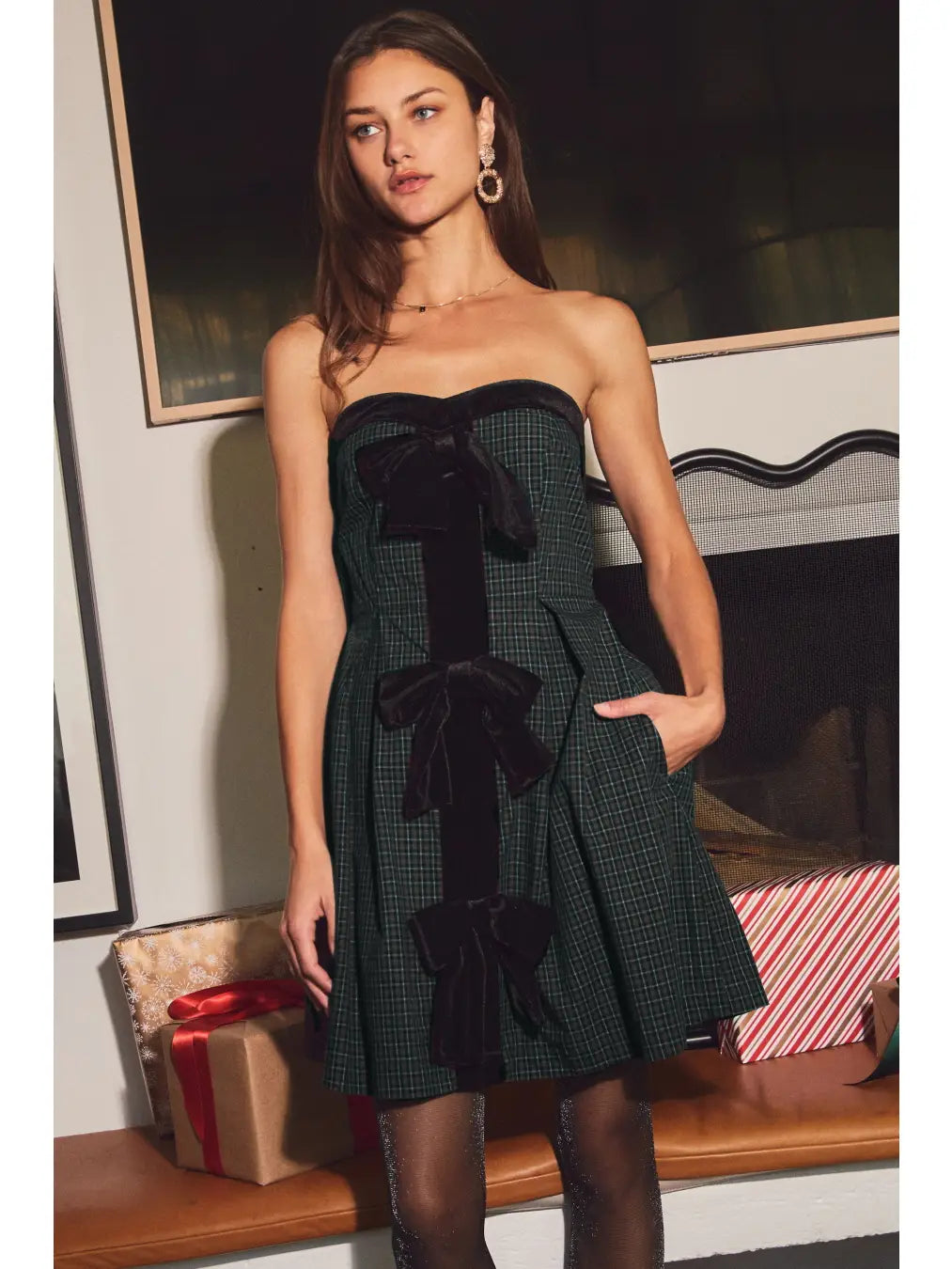 Highland Holiday Dress Small