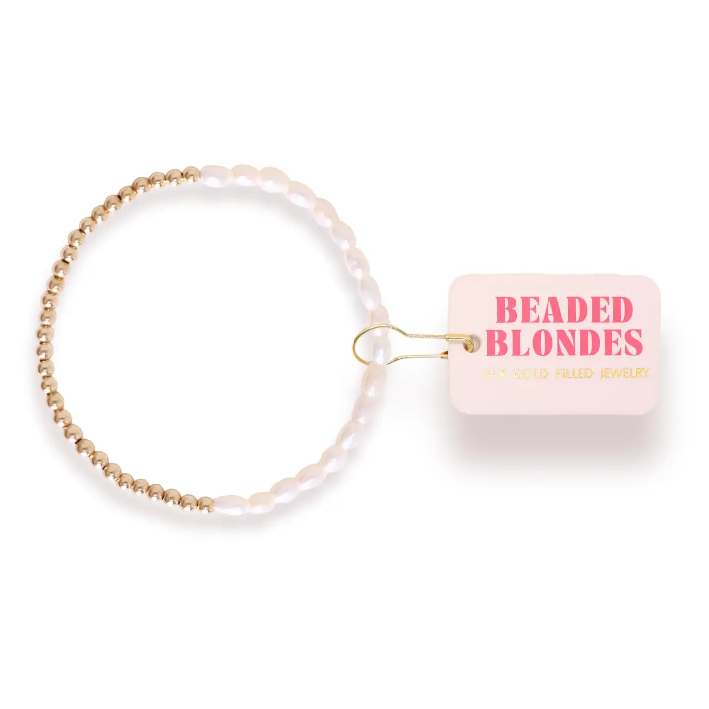 Hannah Pearl Bracelet - Beaded Blondes