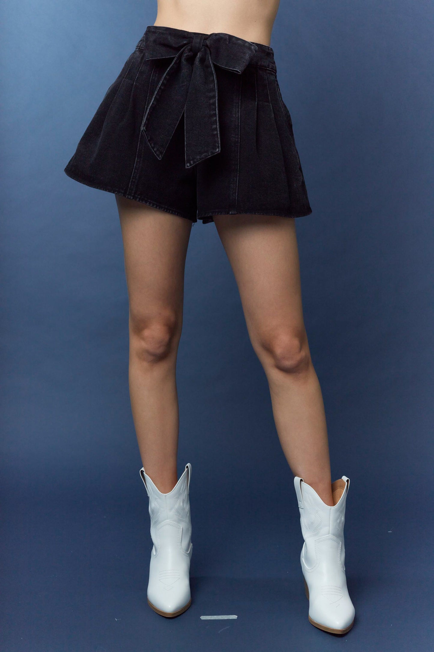Bow’d Up Denim Shorts
