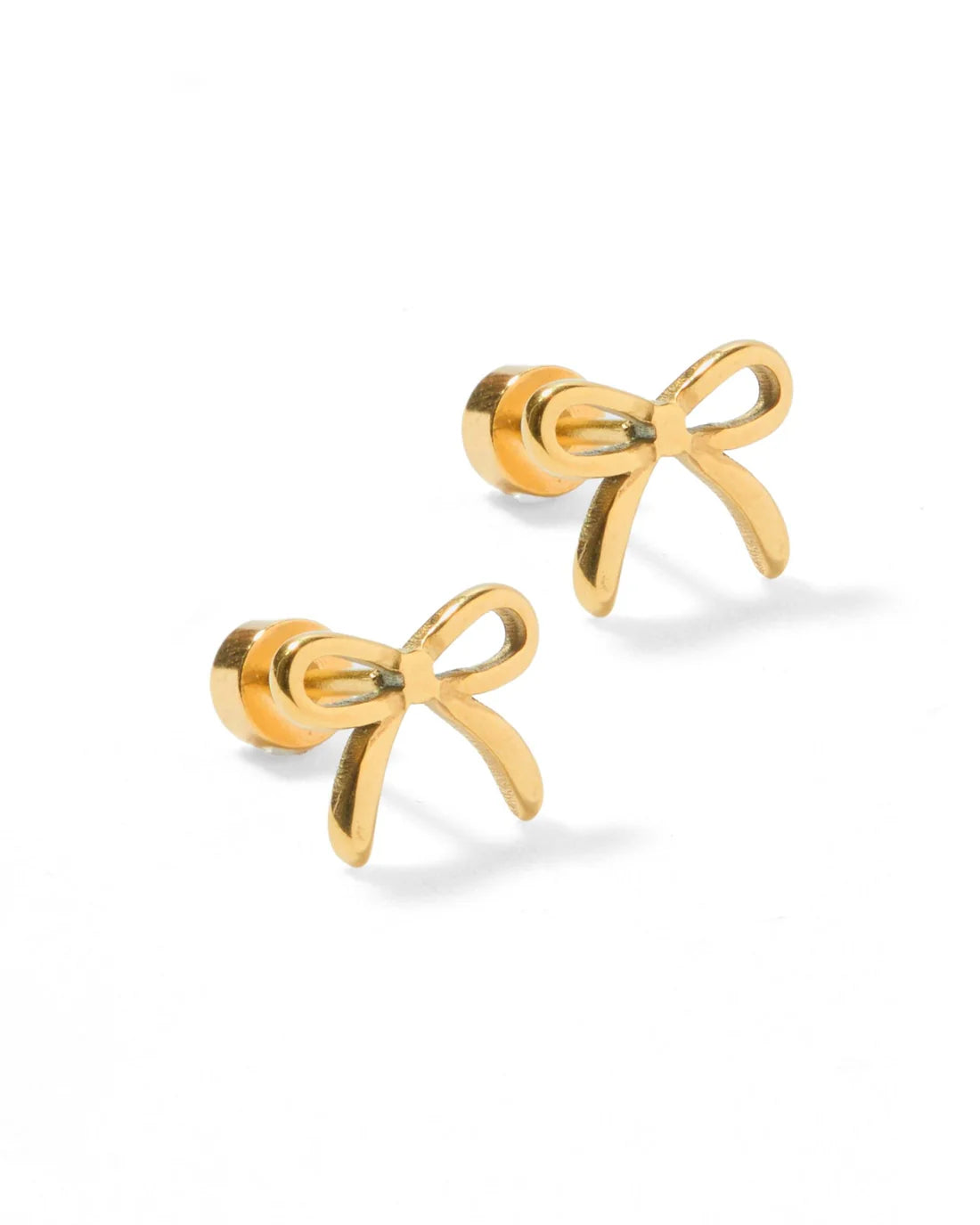 Sadie Bow Studs - Screwback Earrings