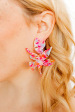 Flora Earrings in Pink Sprinkles