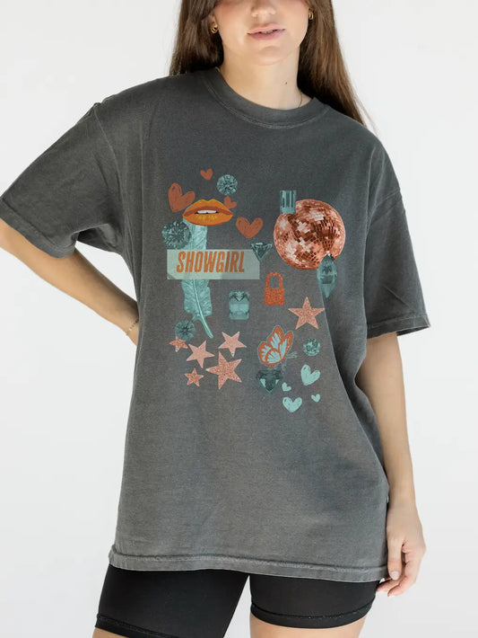 Life of Showgirl Collage Tee