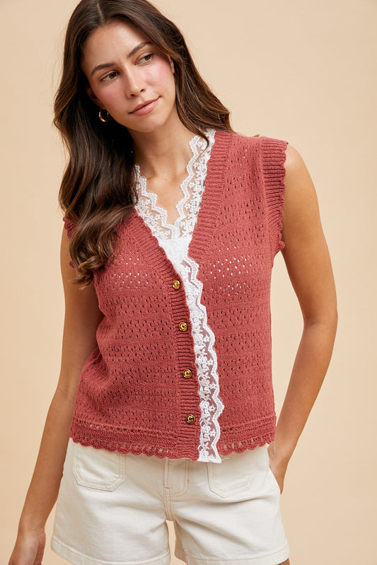 Autumn Lace Top