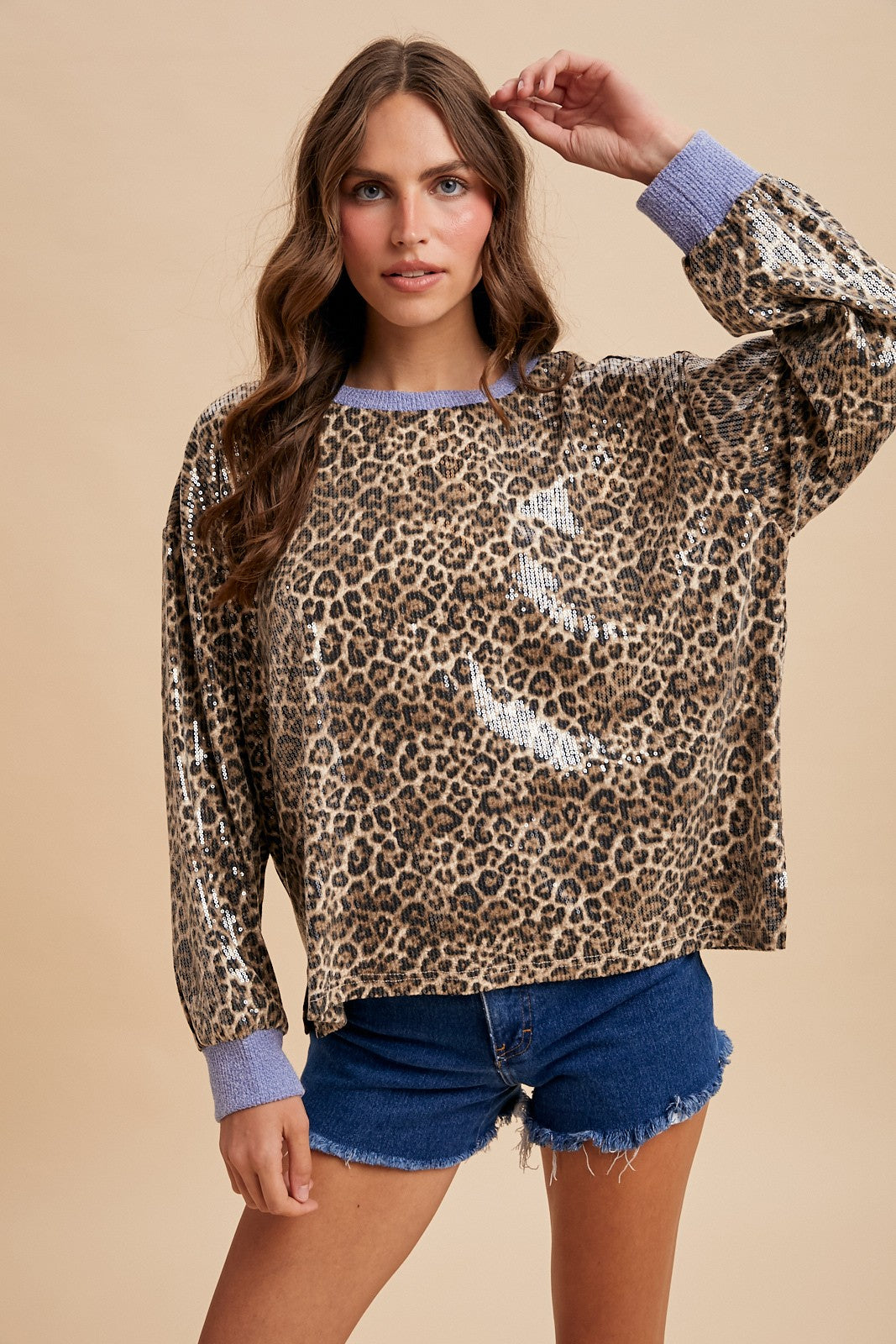 Disco Leopard Pullover