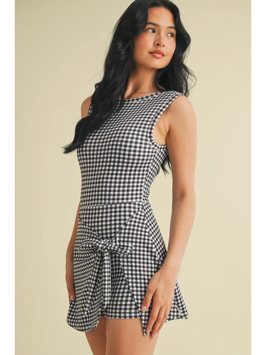 Sweet and Sporty Active Dress - BLACK