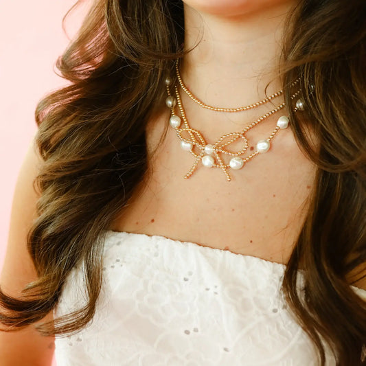 Sadie Pearl Necklace - Beaded Blondes