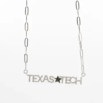 TEXAS TECH Necklace - SILVER