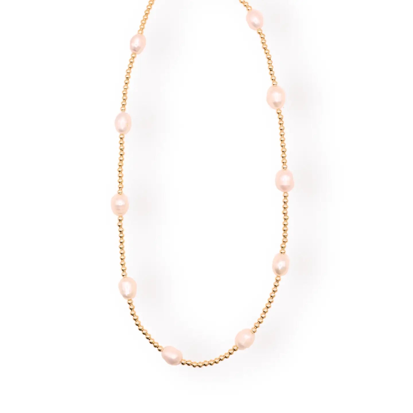 Pearl Poppi Necklace - Beaded Blondes