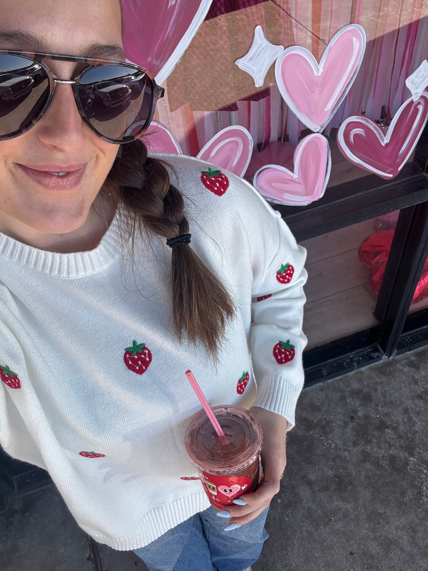 Berry Cute Crewneck - Torque Fashion