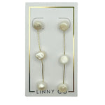 Sydney 3 Pearl Earrings