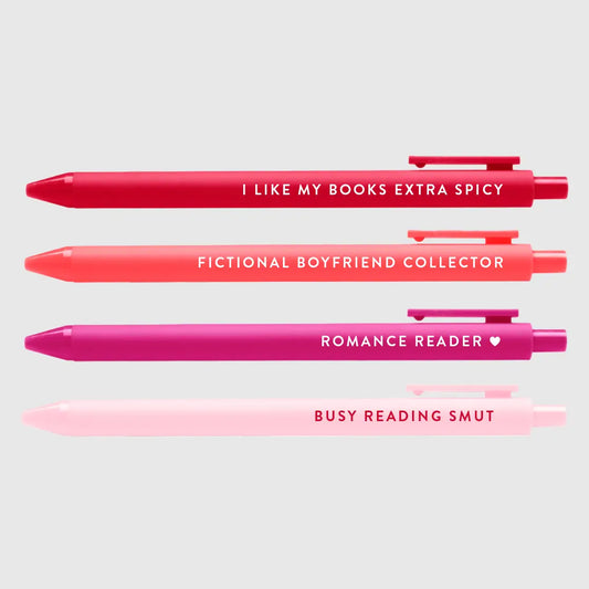 Romance Reader Book Club Gel Pen Set