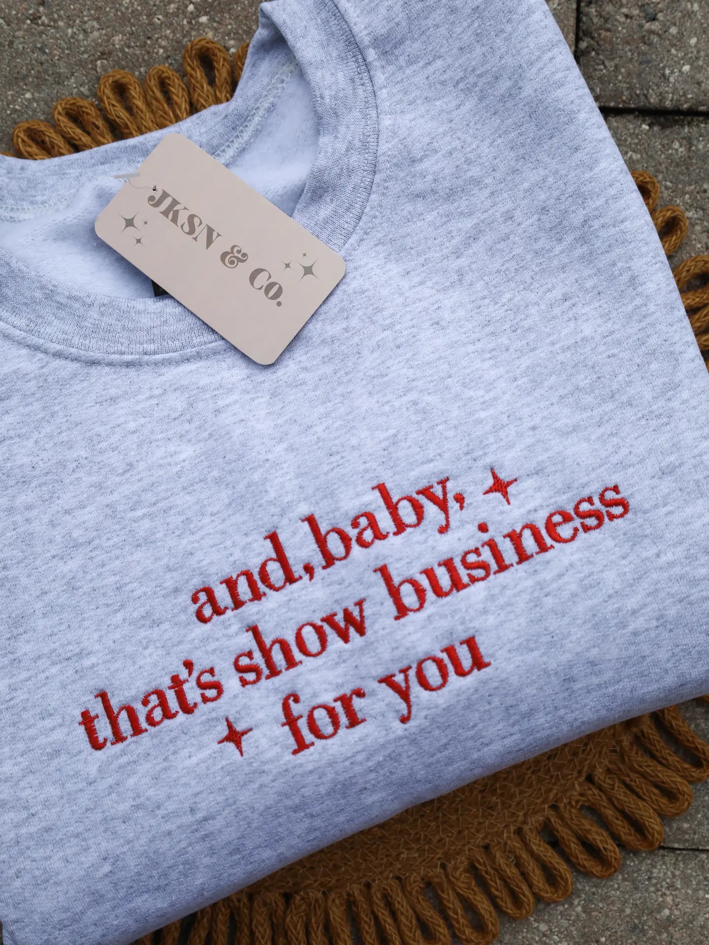 PREORDER Show Business Embroidered Pullover