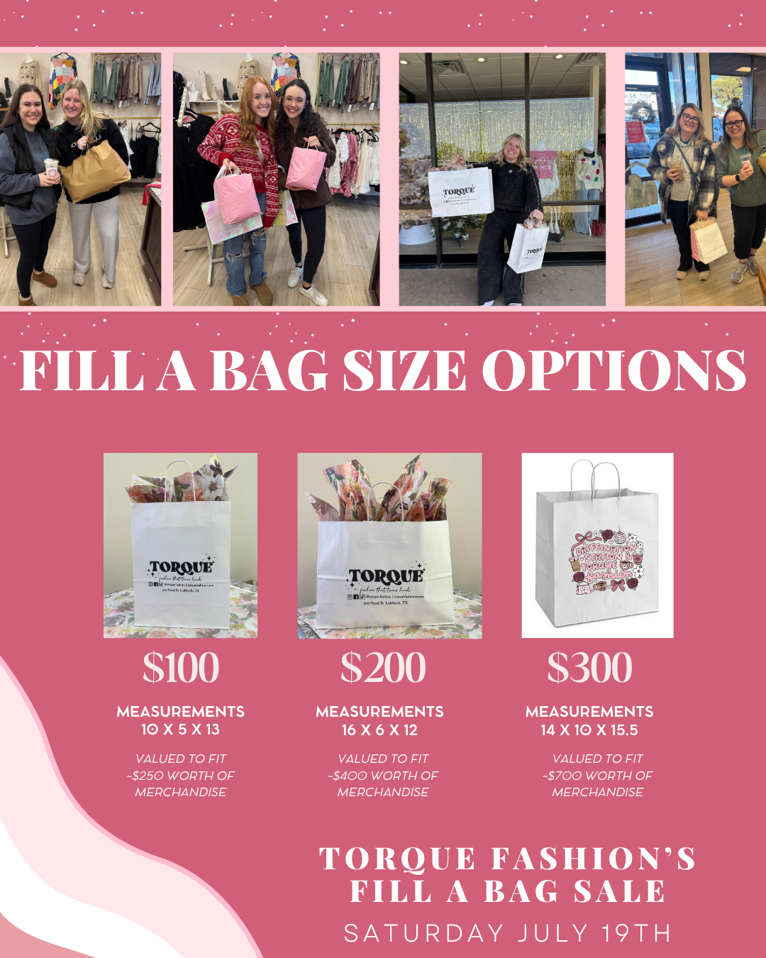 VIP TICKETS - FILL A BAG SUMMER SALE