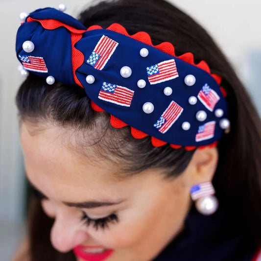 BRIANNA CANNON - American Flag Headband
