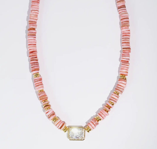 Treasure Jewels Dream Pop Gemstone Necklace featuring colorful polished gemstones on a delicate chain.