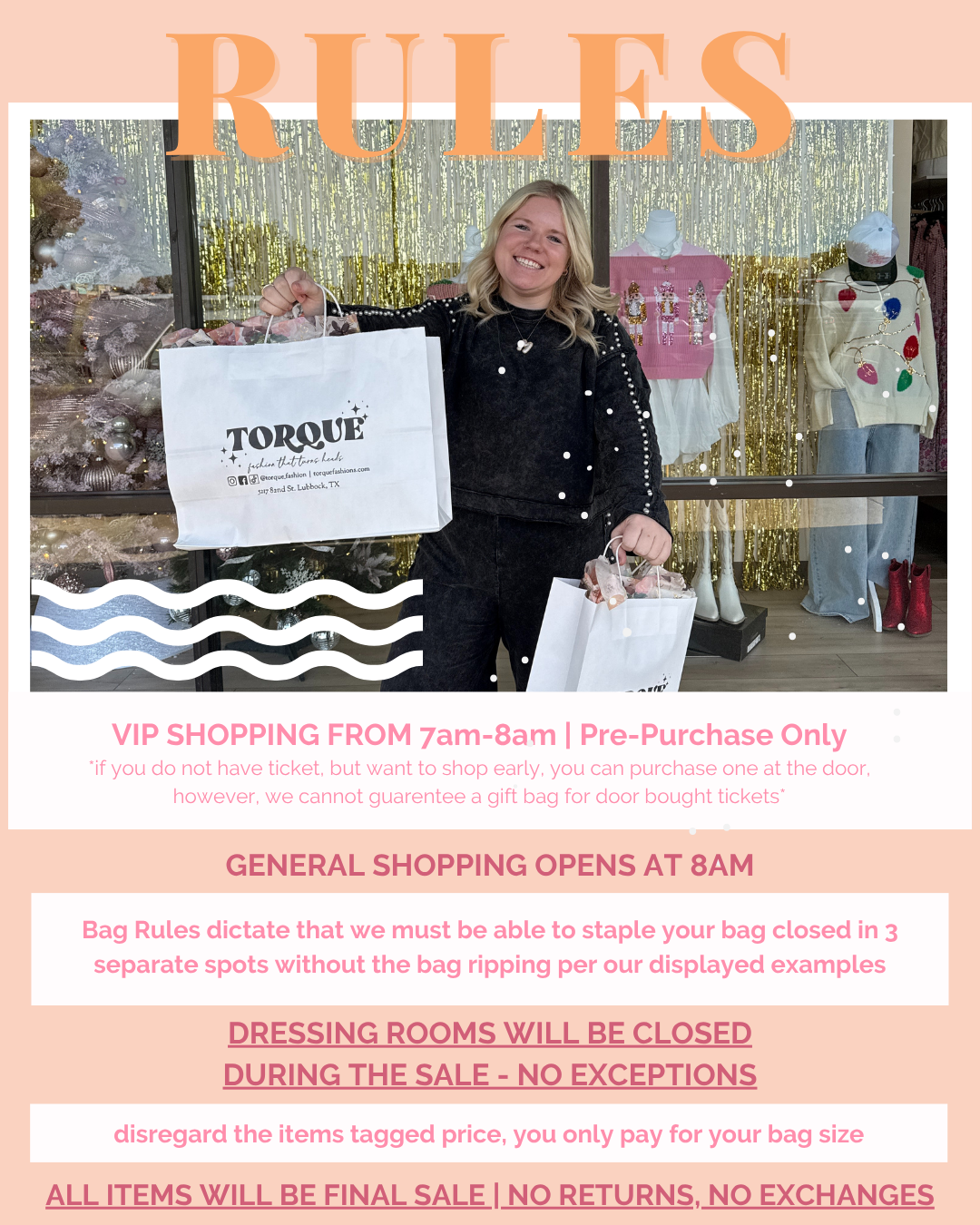 VIP TICKETS - FILL A BAG SUMMER SALE
