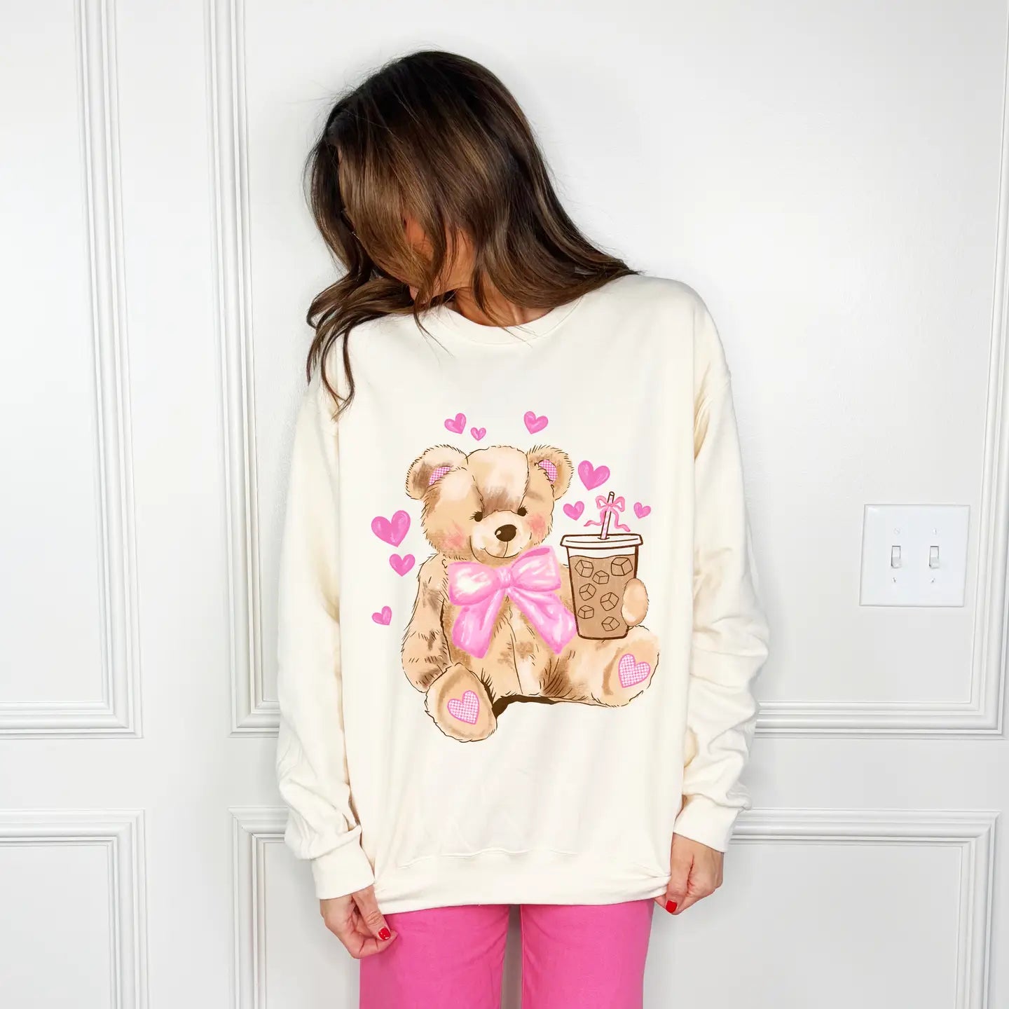 Iced Coffee Bear Sweatshirt