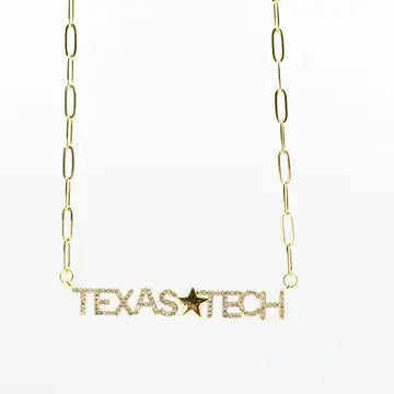 TEXAS TECH Necklace - GOLD