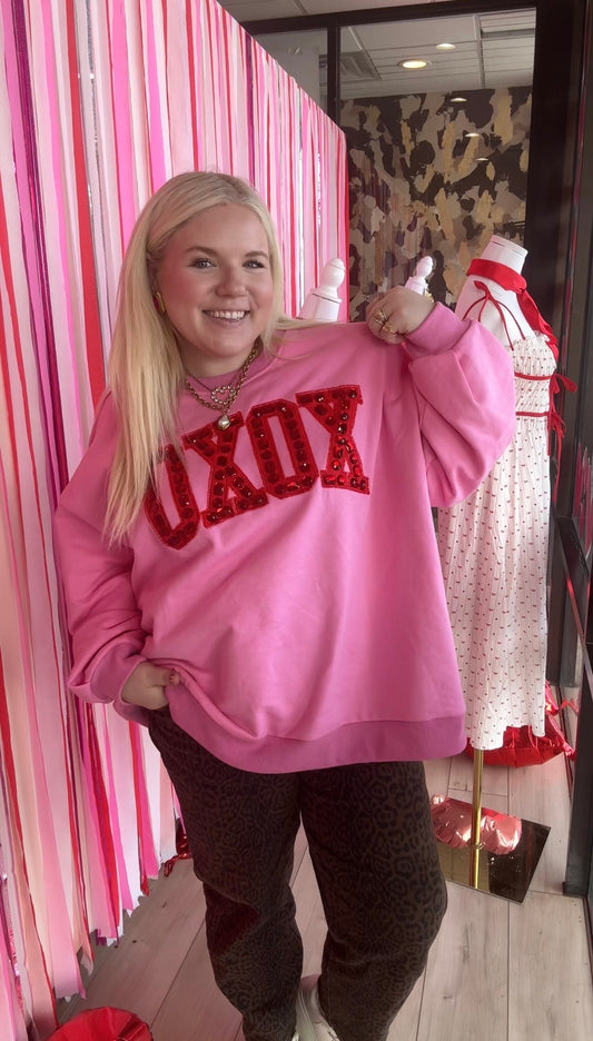 Hugs and Kisses Sweatshirt - Torque Fashion