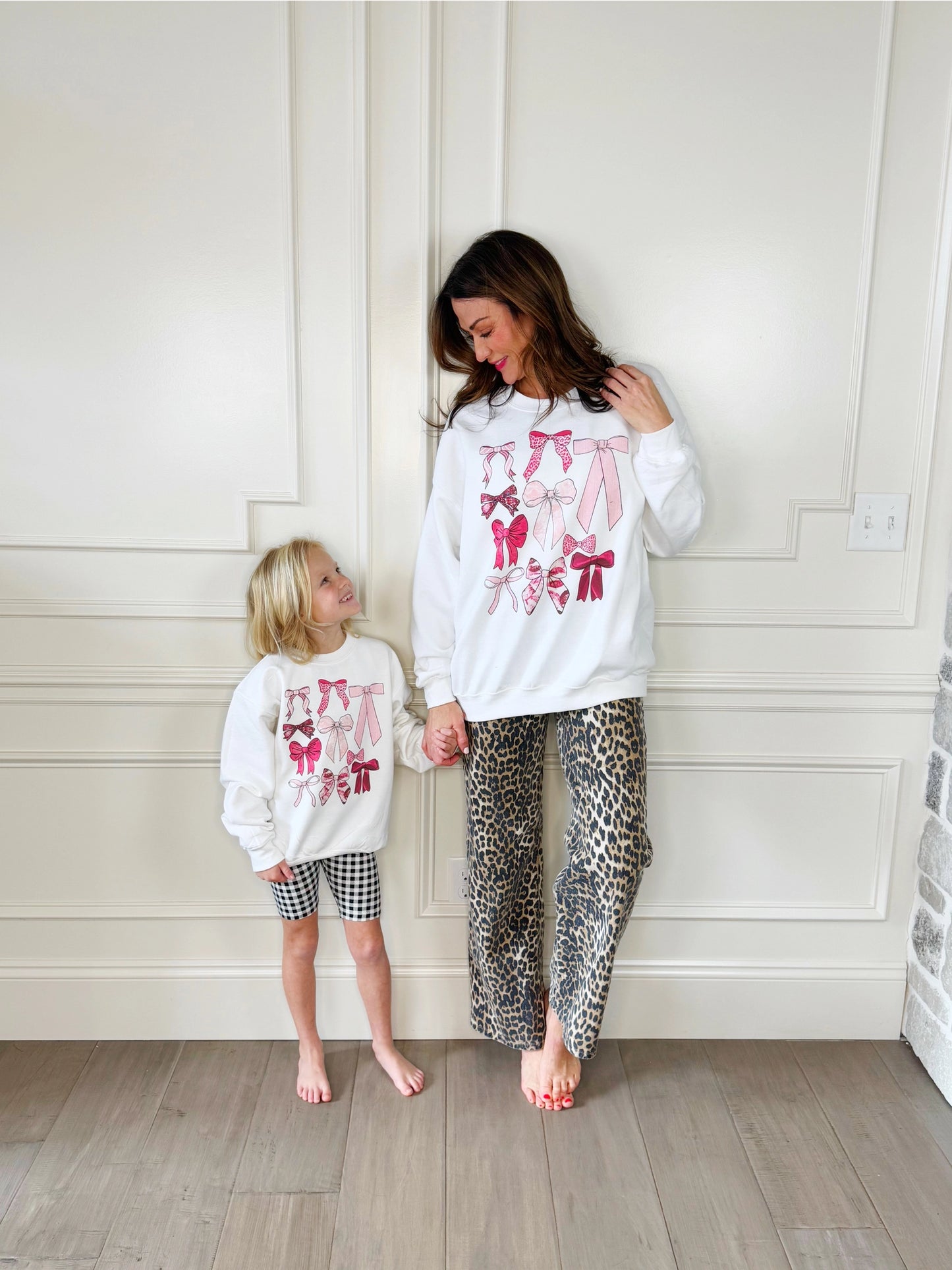 Valentine's Bow Sweatshirt