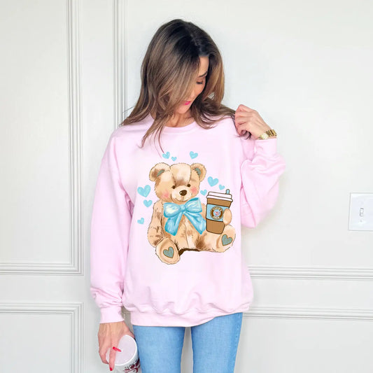 Hot Coffee Bear Sweatshirt