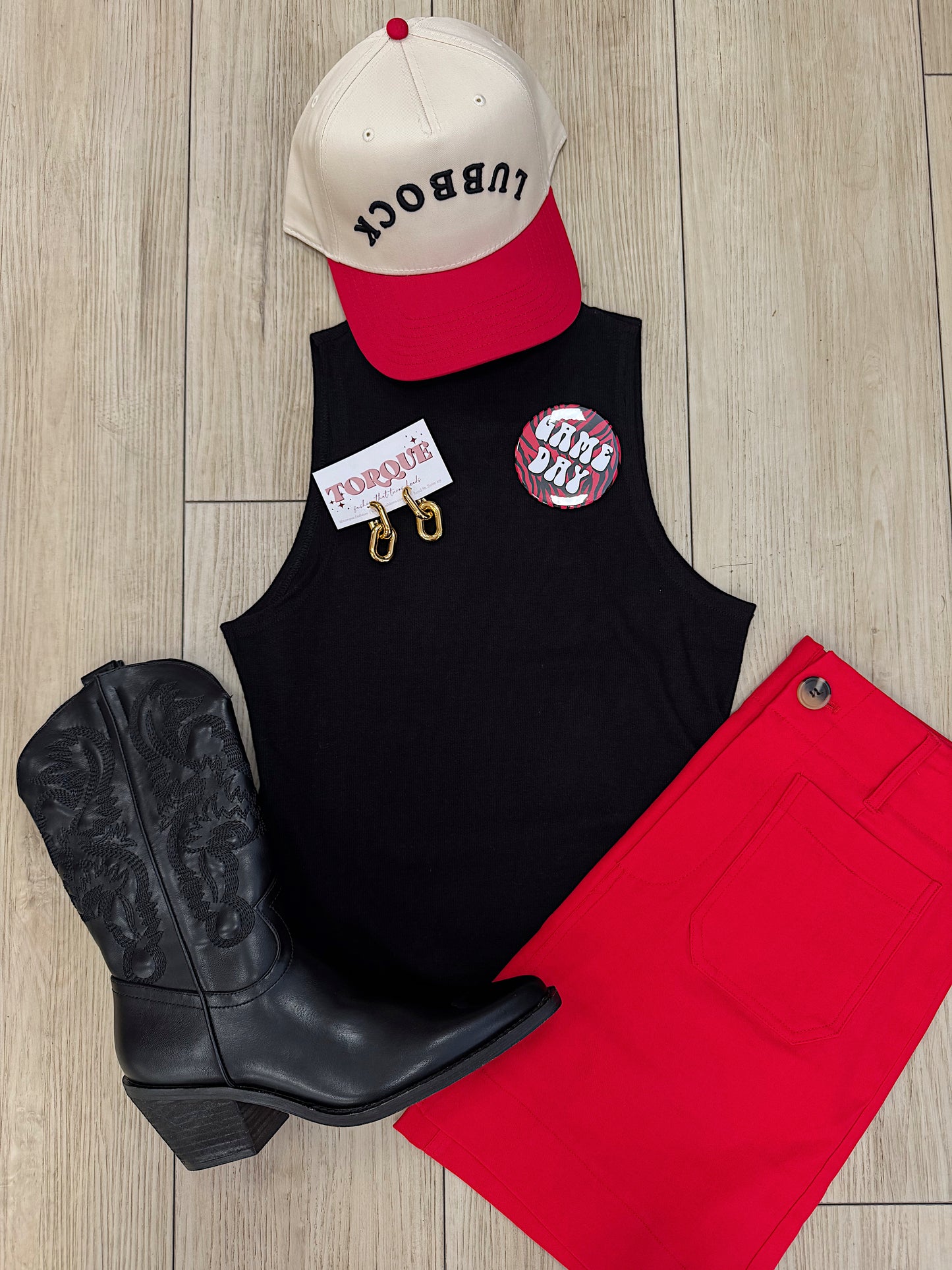 Upside Down Lubbock Hat