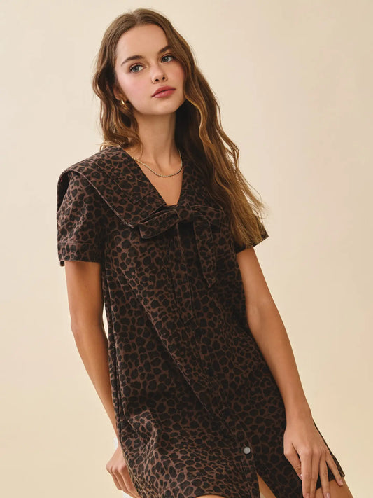 Untamed Charm Leopard Dress