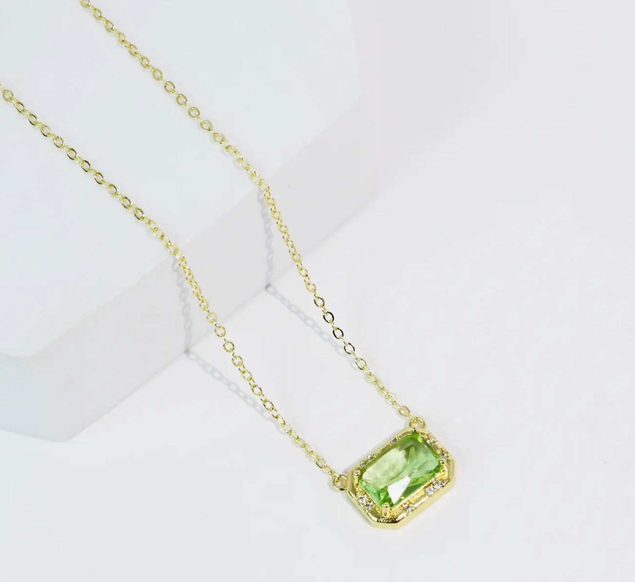 Treasure Jewels pretty gem necklace featuring colorful gemstones on a delicate chain, showcasing elegant jewelry design.