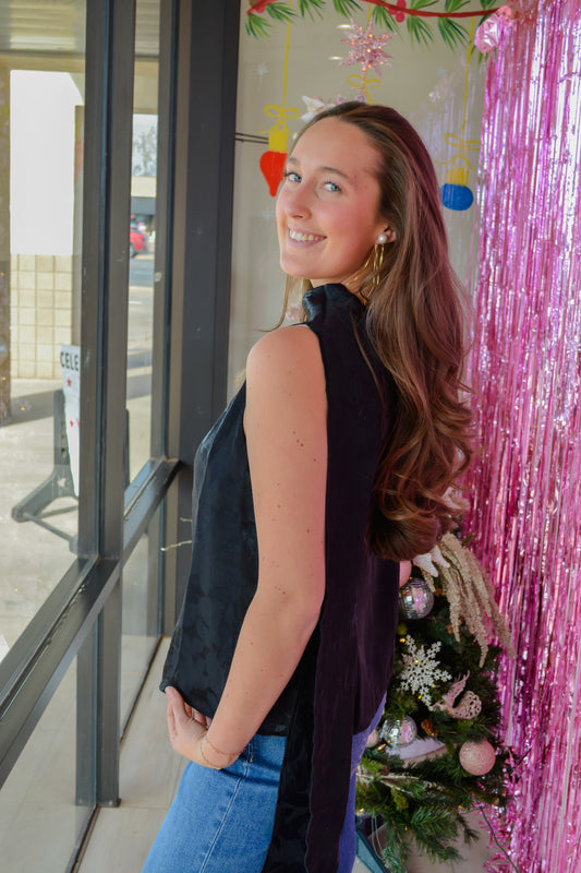 Twist & Tie Halter Blouse