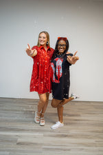 Grab Your Boots, its Gameday Tshirt Dress
