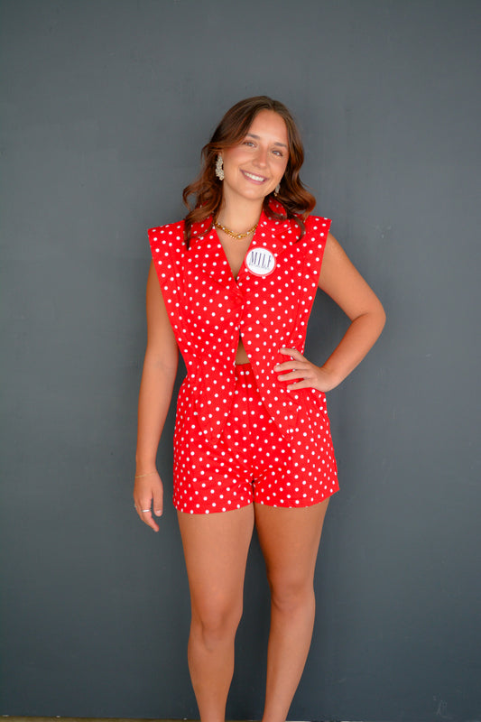 Darling Tailored Romper