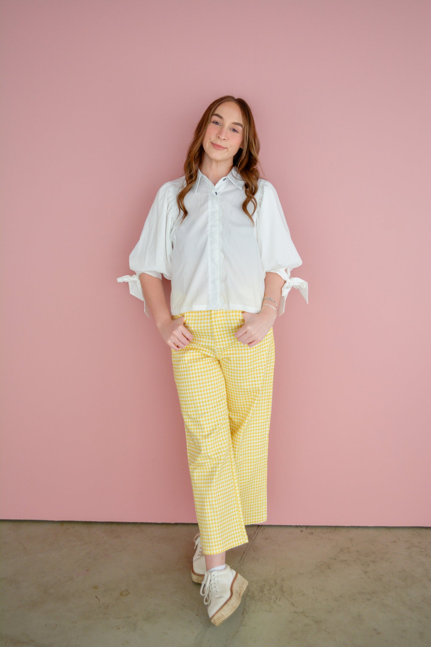 Sunny Day Gingham Jeans