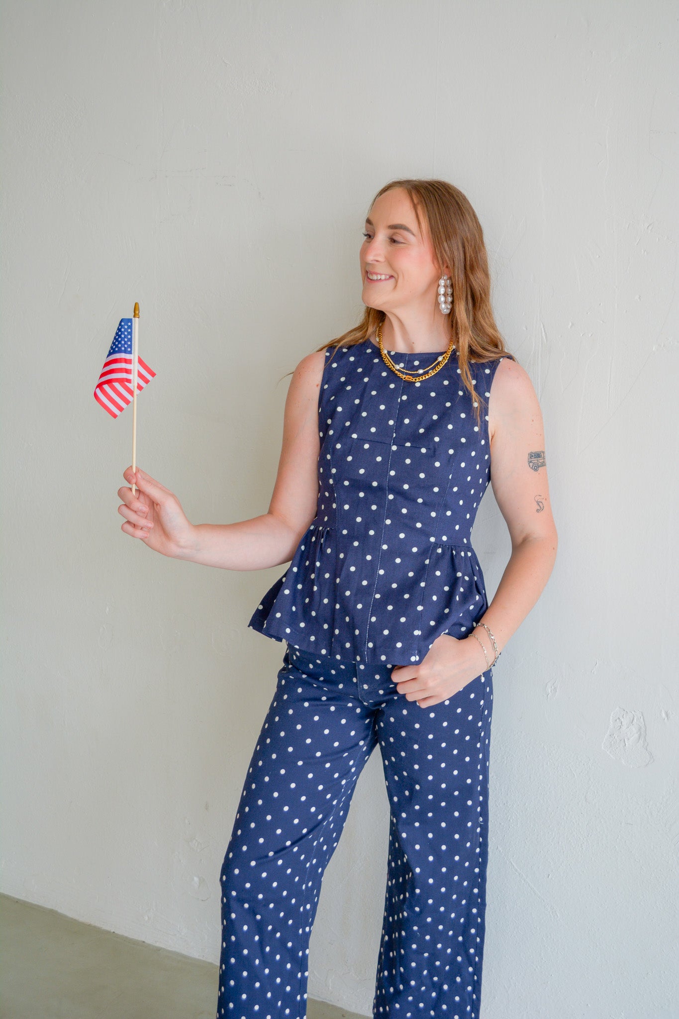Navy Denim Darling Top