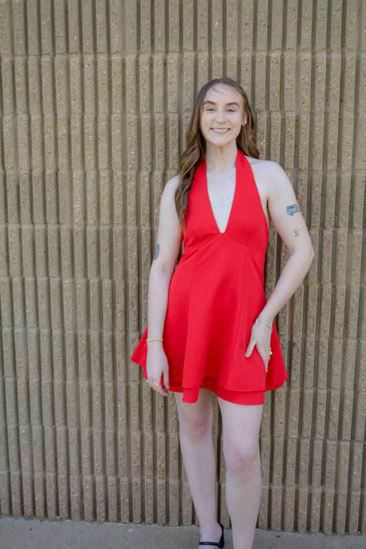 Fit & Flare Mini Dress