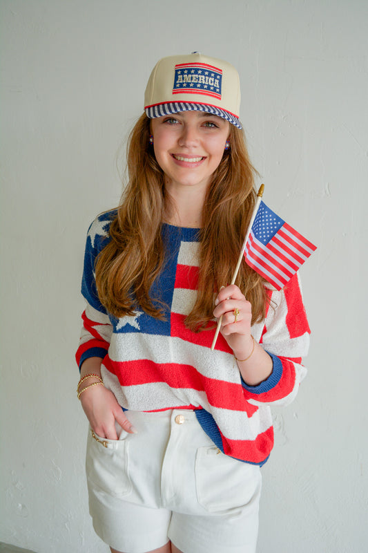 Stars & Stripes Knitted Sweater