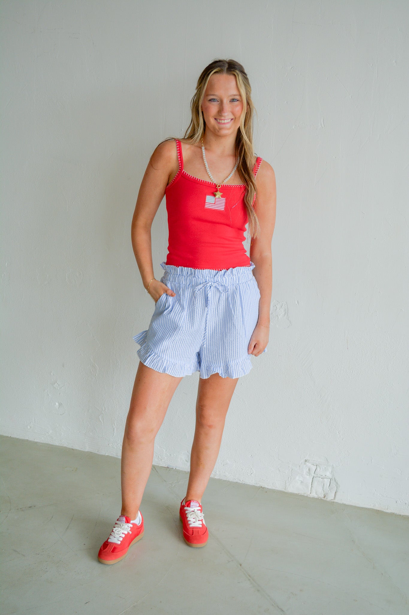 Red, White, & Ready Tank