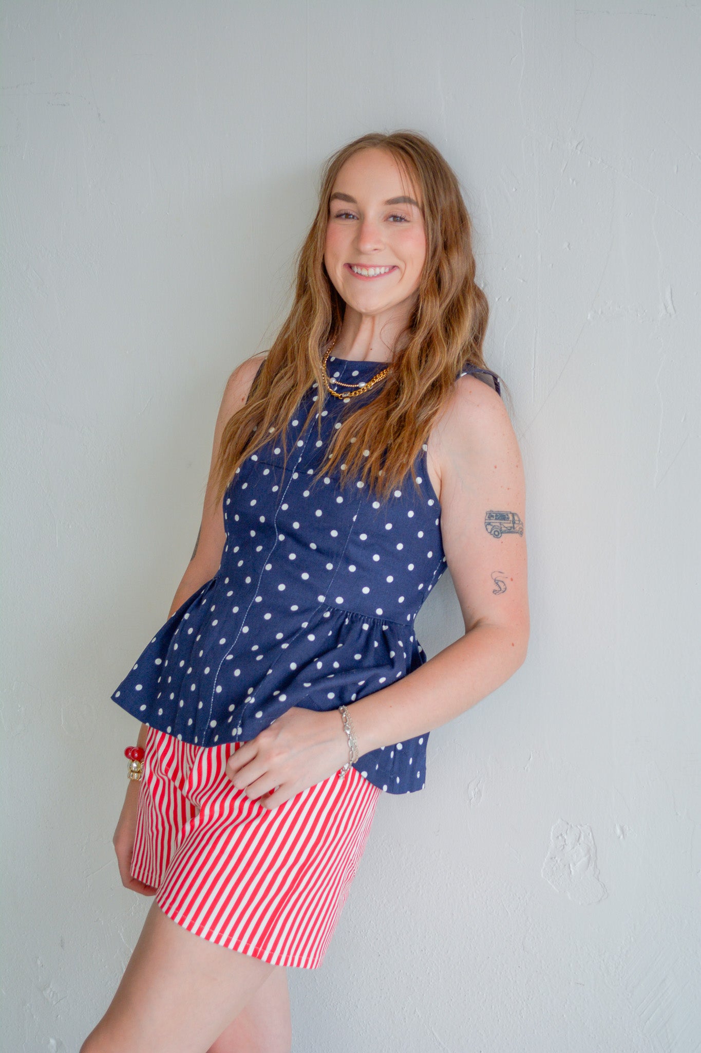 Navy Denim Darling Top
